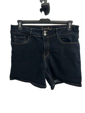 Copperflash 16 Dark Wash Mid Rise Denim Shorts Heritage Style Nostalgia Core